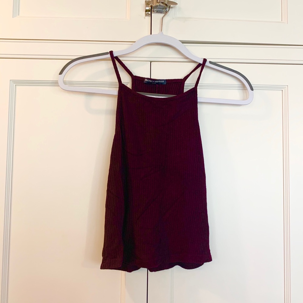 Brandy Melville Burgundy Tank Top